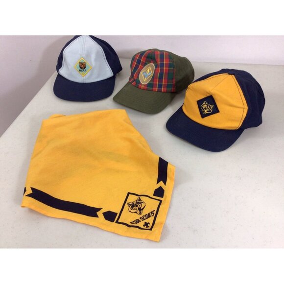 Vintage Boy Scouts Hat Lot of 3 - Picture 6 of 6